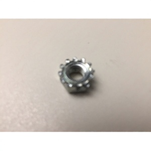 带外部锁扣垫片的螺帽 M6-1.0mm 带外部锁扣垫片的螺帽 M6-1.0mm