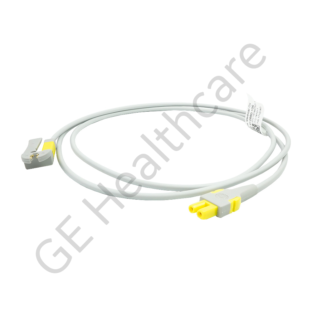 LEAD WIRE,GRABBER,1.3M,YELLOWFOR EUROPE