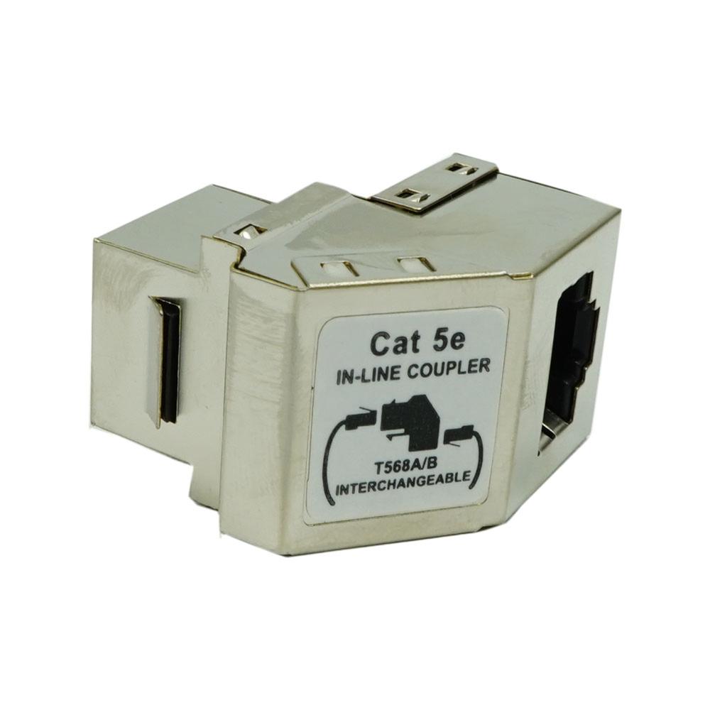 屏蔽RJ45隔板转接头 屏蔽RJ45隔板转接头