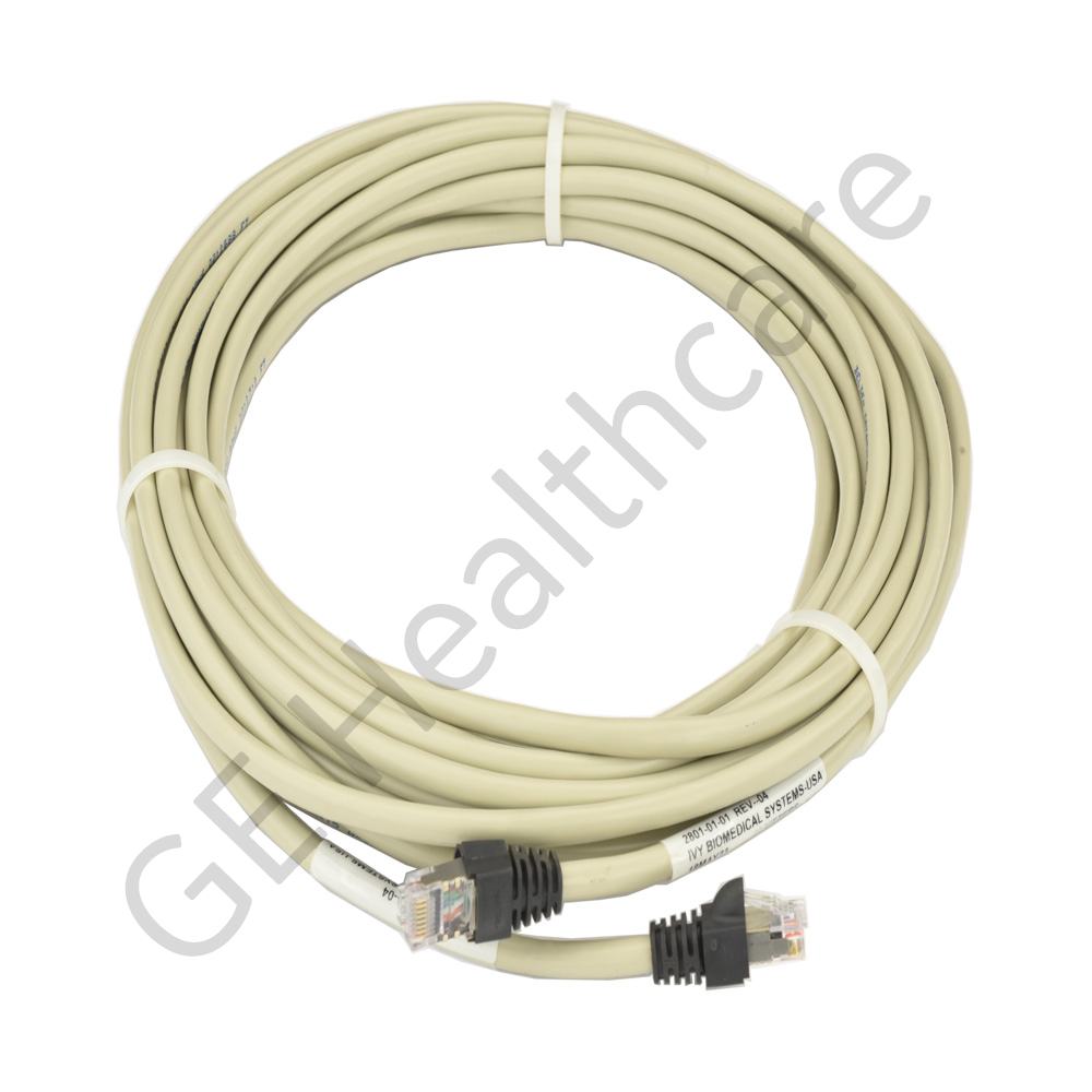 LAN Cable Cardiac Interface Panel to ECG Monitor 1000mm Long