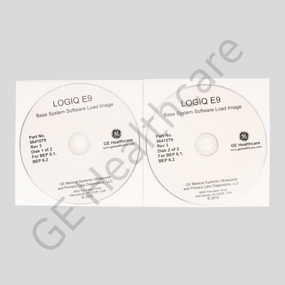 Base Image Load Back End Processor 6.2(BEP6.2) LOGIQ E9 R6