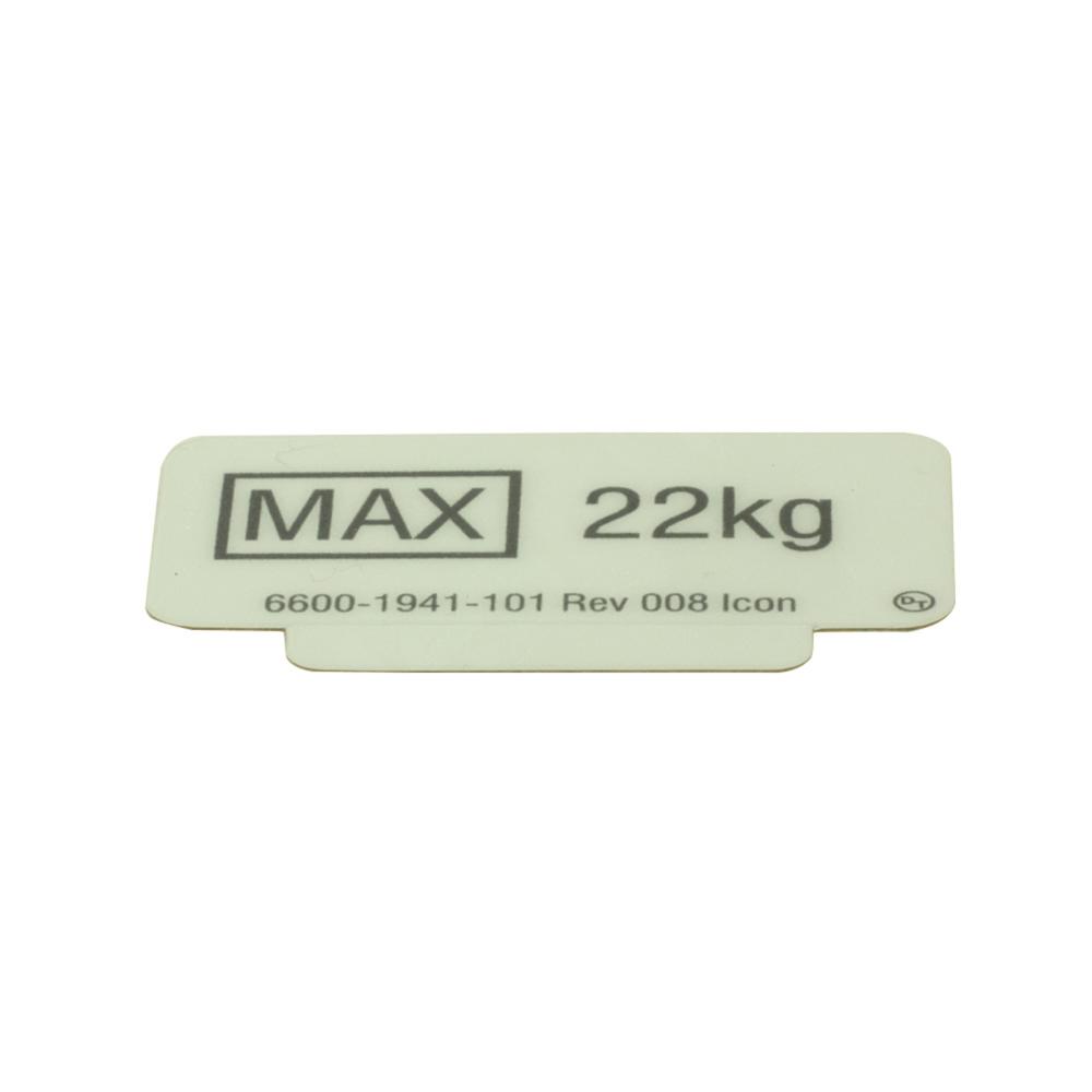 英文重量限制标签-50磅/22kg 英文重量限制标签-50磅/22kg